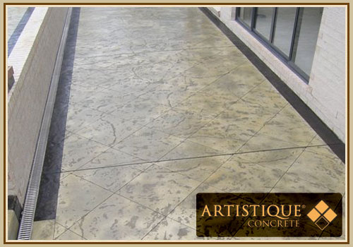 Acid Stained Concrete Pathway - Image 12