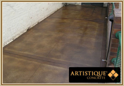 Acid Stained Concrete Pathway - Image 15