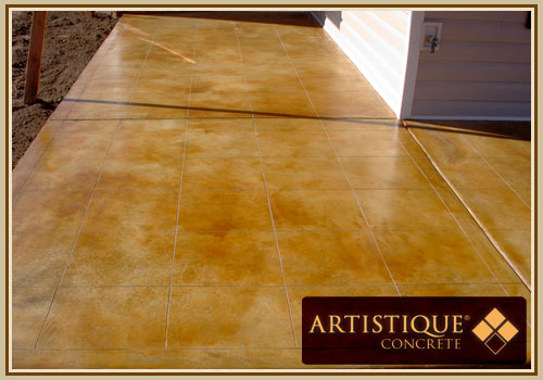 Acid Stained Concrete Patio - Image 19